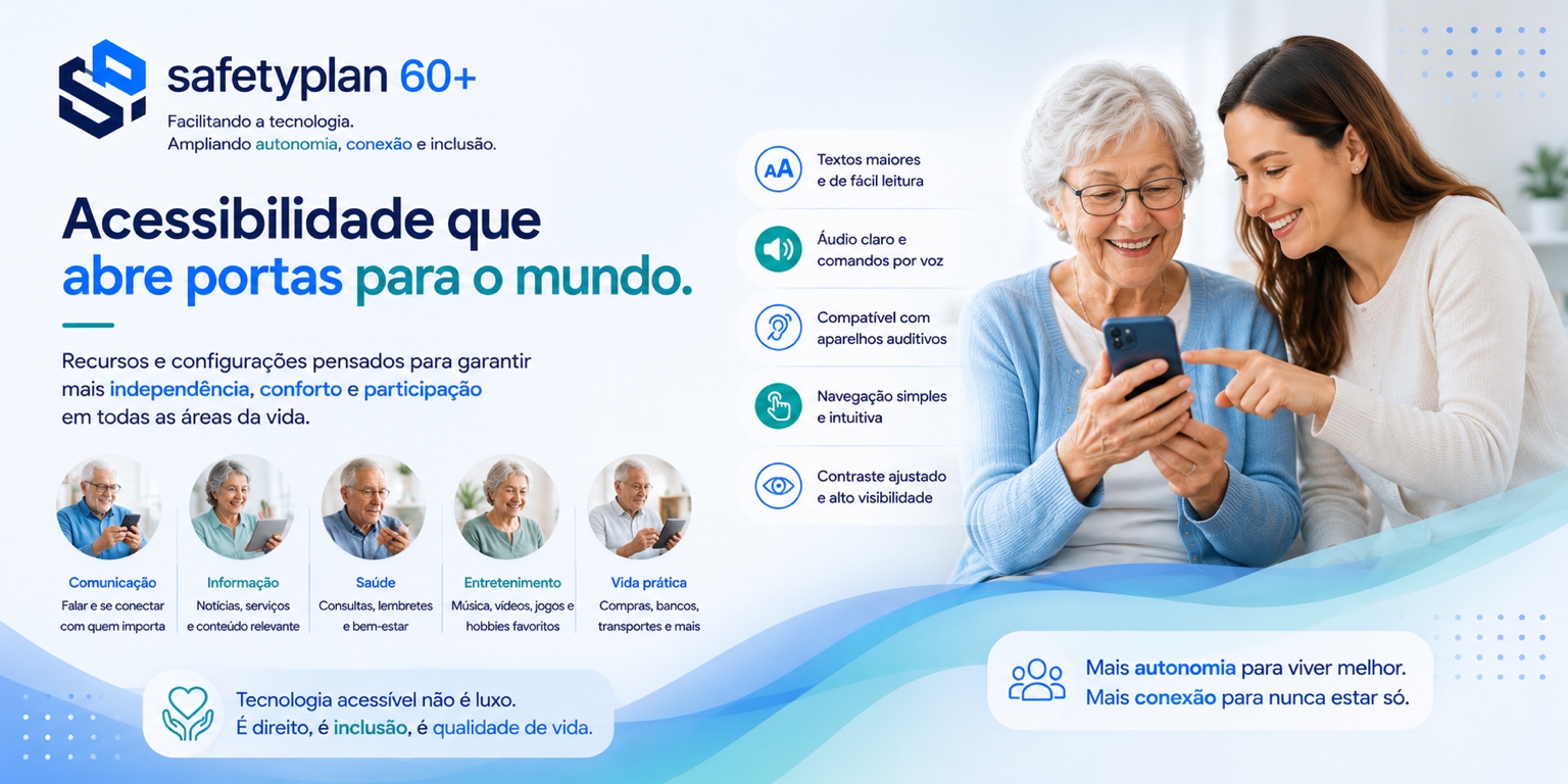 Acessibilidade que abre portas para o mundo.